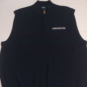 Jack Nicklaus Legacy 18 Men's 1/2 Zip Creighton Silk Sweater Vest M